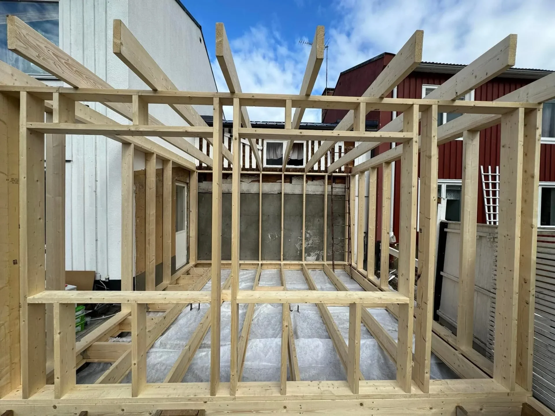 Nybyggnation villa - LDF Bygg byggentreprenör Söderhamn