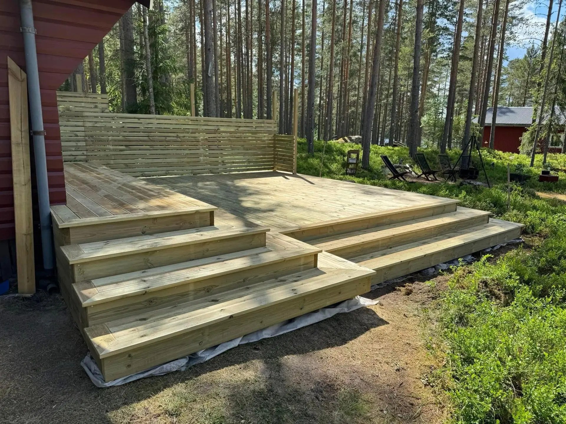Isolerat dubbelgarage i Ljusne - nybyggnation 2024