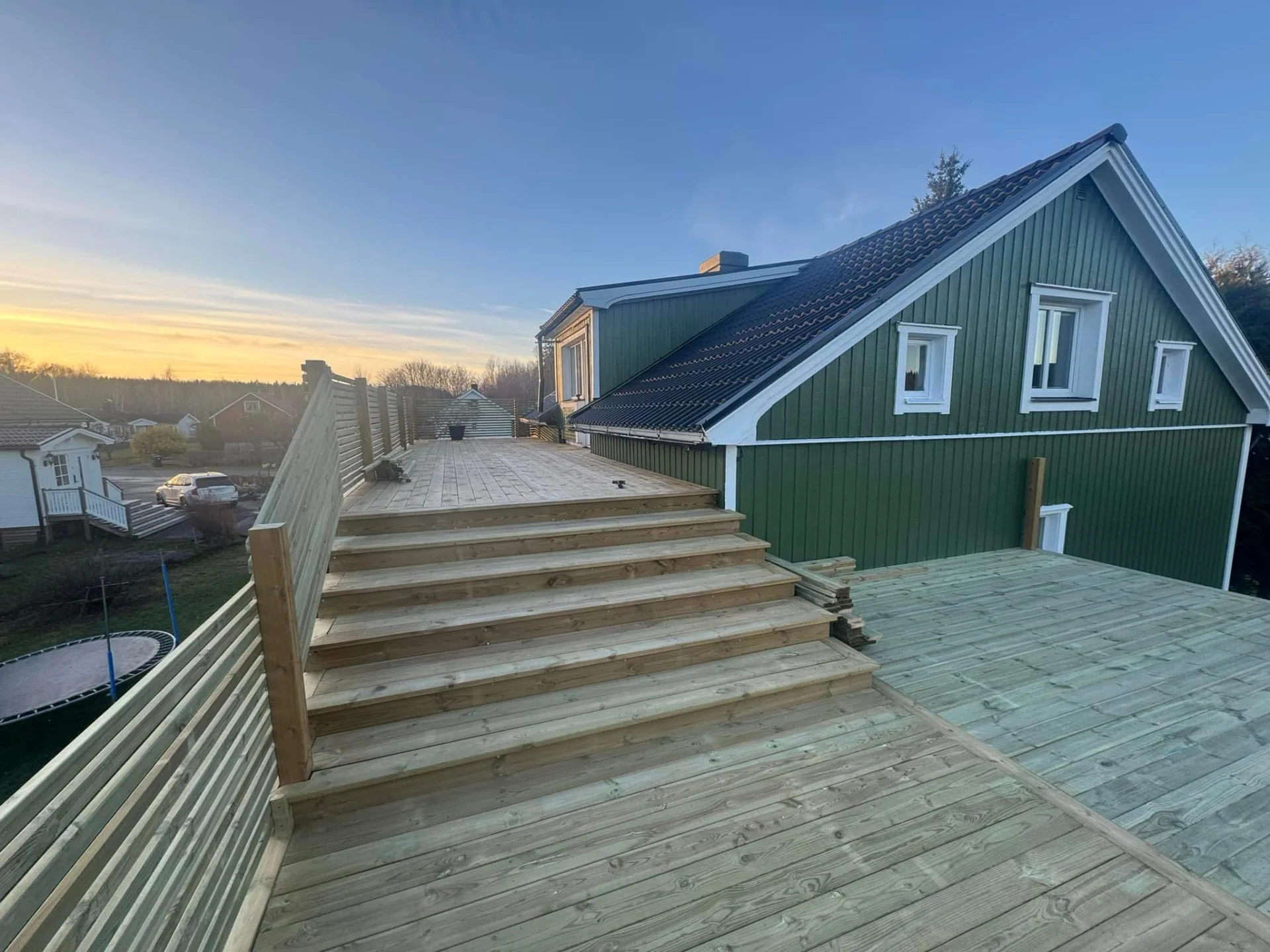 Tvåplansvilla Sandarne - modern villa med öppen planlösning