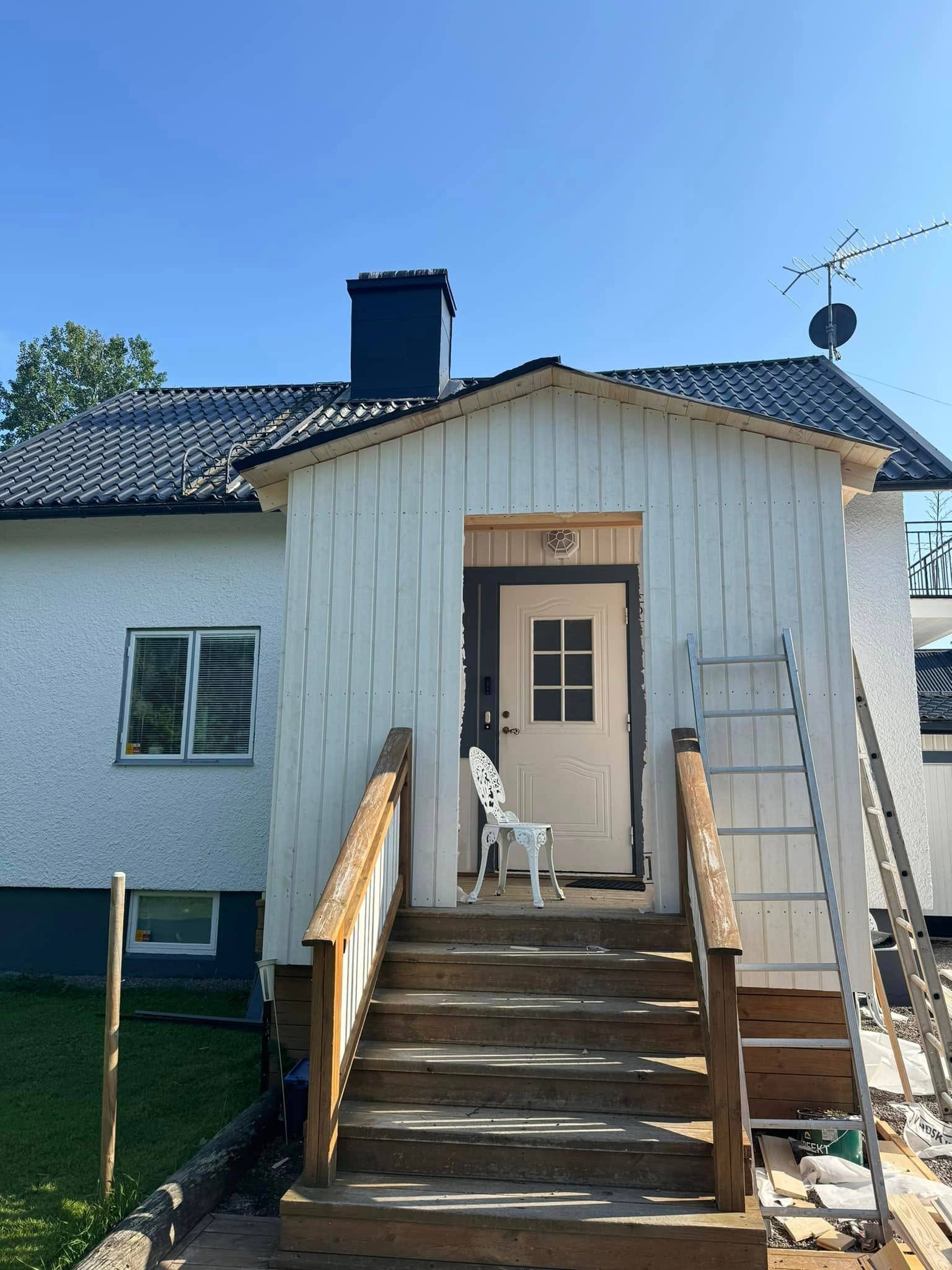 Professionell dränering runt husgrund i Söderhamn - LDF Bygg